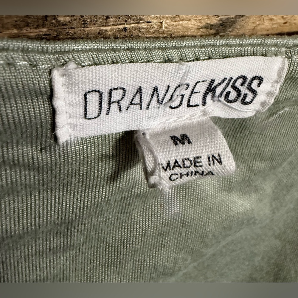 Women's Light Green Short Sleeve Tee - Picture 3 of 3